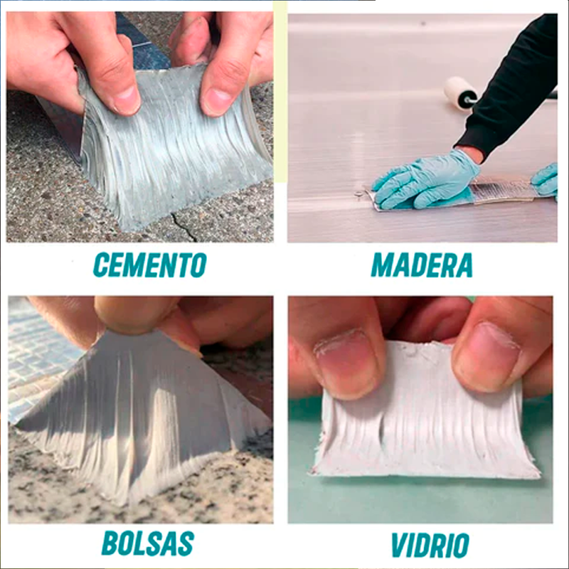 Cinta súper impermeable, caucho butílico | 5 mts